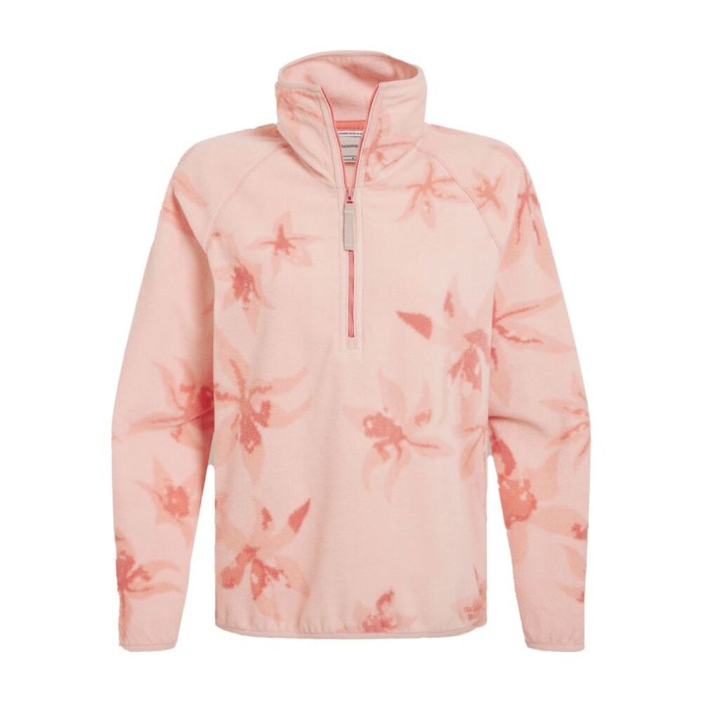 Craghoppers Womens/Ladies Reedmace National Trust Half Zip Fleece Top / Sherbert